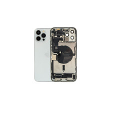Корпус в сборе со шлейфами iPhone 12 Pro Max (Silver) " A " (идеал) (5g) оригинал (Разбор)