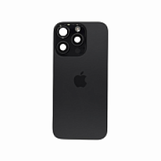 Задняя крышка в сборе с окошками камеры iPhone 16 Pro Max (Black Titanium) оригинал (Разбор)