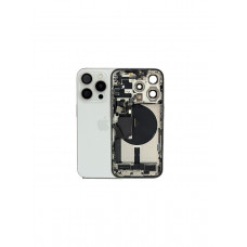 Корпус в сборе со шлейфами iPhone 15 Pro Max (White Titanium) "B" (потертости) оригинал (Разбор)