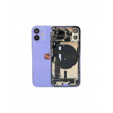 Корпус в сборе со шлейфами iPhone 12 (Purple) " B " (потертости) оригинал (Разбор)