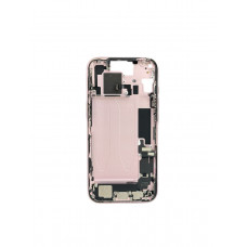 Средняя рамка в сборе со шлейфами iPhone 15 Plus (Pink) "A" (идеал) оригинал