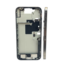 Средняя рамка в сборе со шлейфами iPhone 16 Pro Max (Natural Titanium) " A " (идеал) оригинал (Разбор)