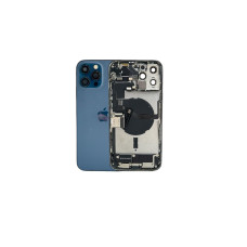 Корпус в сборе со шлейфами iPhone 12 Pro Max (Pacific Blue) " A " (идеал) оригинал (Разбор)