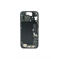 Средняя рамка в сборе со шлейфами iPhone 15 Plus (Black) "A" (идеал) оригинал