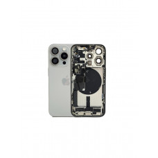 Корпус в сборе со шлейфами iPhone 15 Pro Max (Natural Titanium) "B" (потертости) оригинал (Разбор)