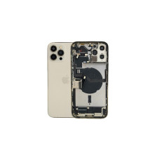 Корпус в сборе со шлейфами iPhone 12 Pro Max (Gold) " B " (потертости) (5g) оригинал (Разбор)