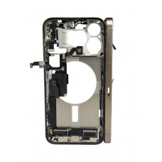 Средняя рамка в сборе со шлейфами iPhone 15 Pro Max (White Titanium) " A " (идеал) оригинал