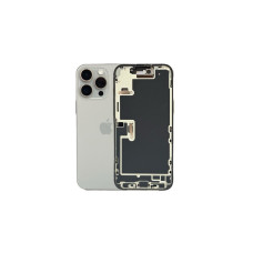 Корпус в сборе со шлейфами iPhone 16 Pro Max (Natural Titanium) " B " (потертости) оригинал (Разбор)