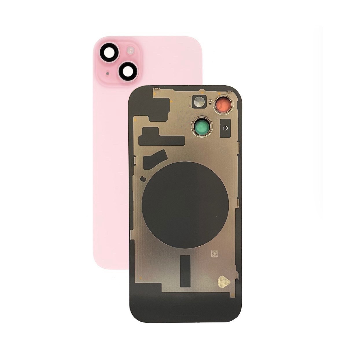 Задняя крышка в сборе с пластиной iPhone 15  (Pink) Premium