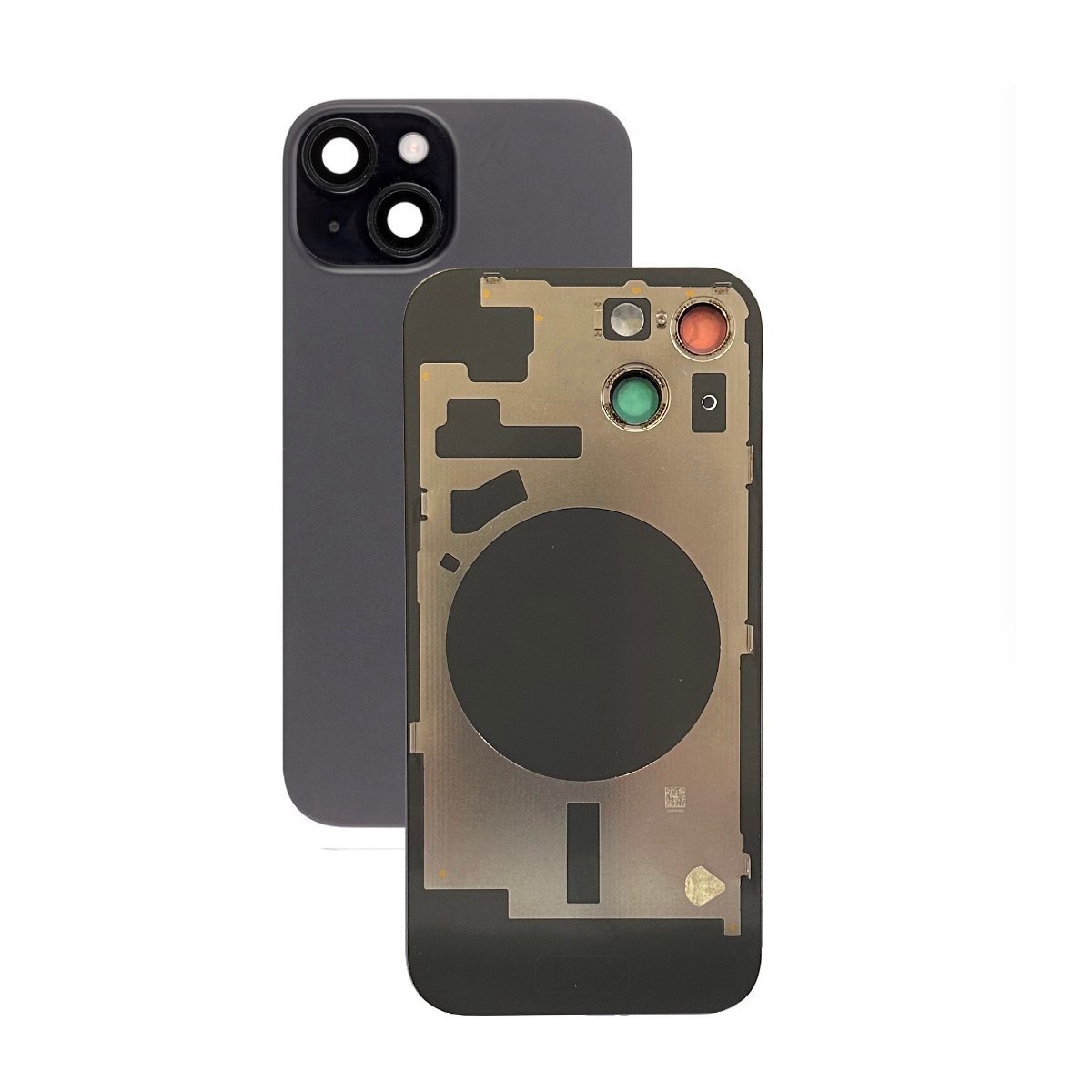 Задняя крышка в сборе с пластиной iPhone 15  (Black) Premium
