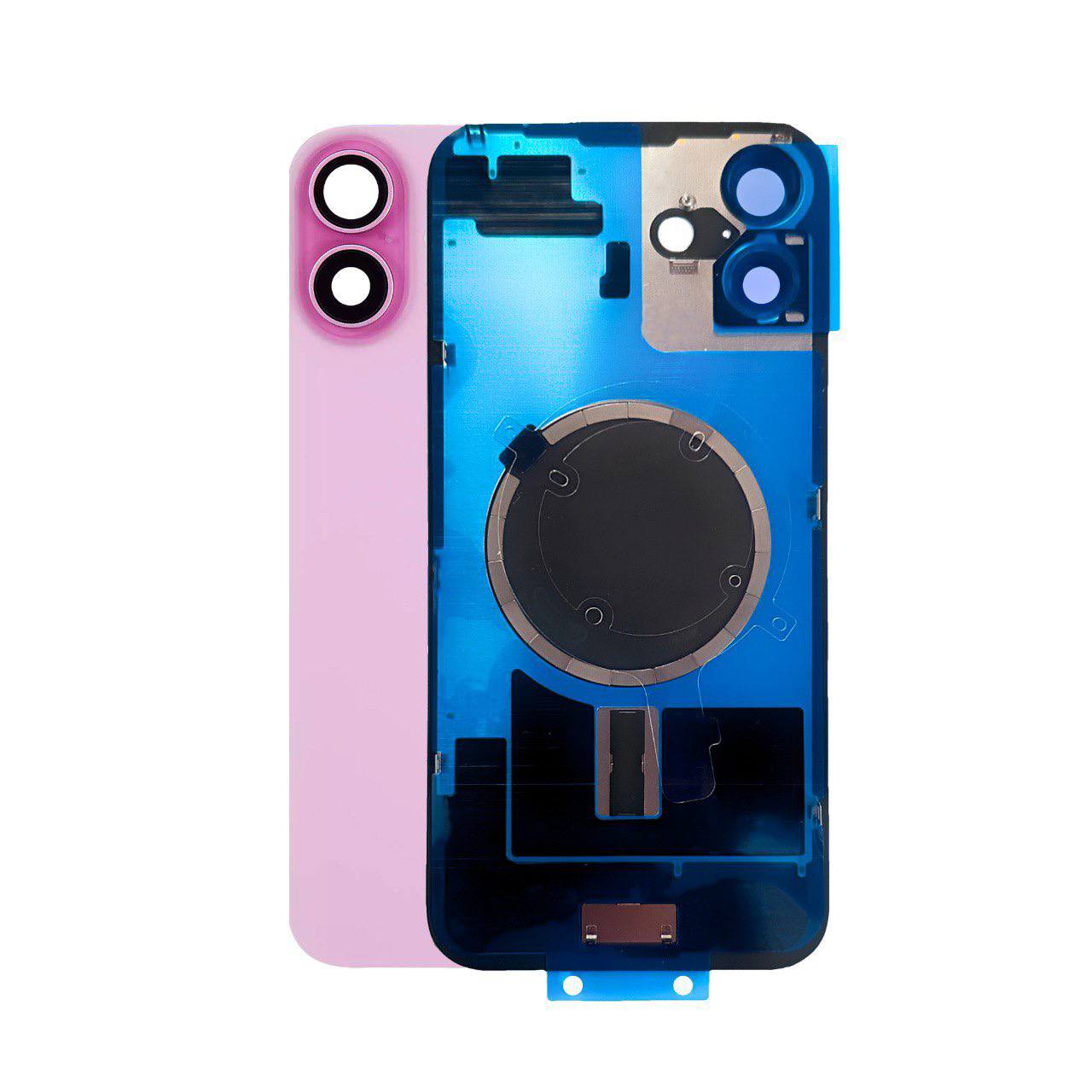 Задняя крышка в сборе с пластиной iPhone 16 Plus (Pink) Premium