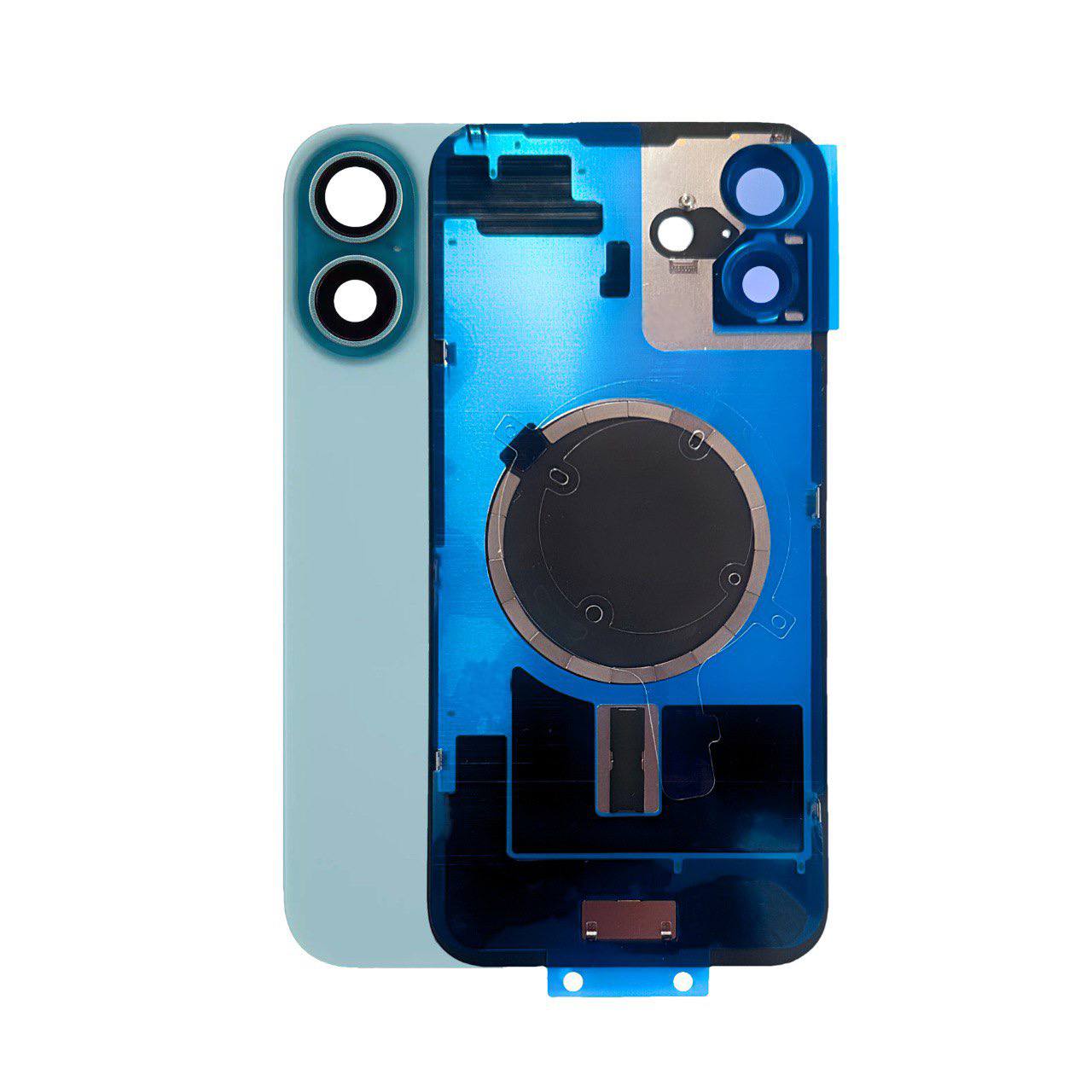 Задняя крышка в сборе с пластиной iPhone 16 Plus (Teal) Premium